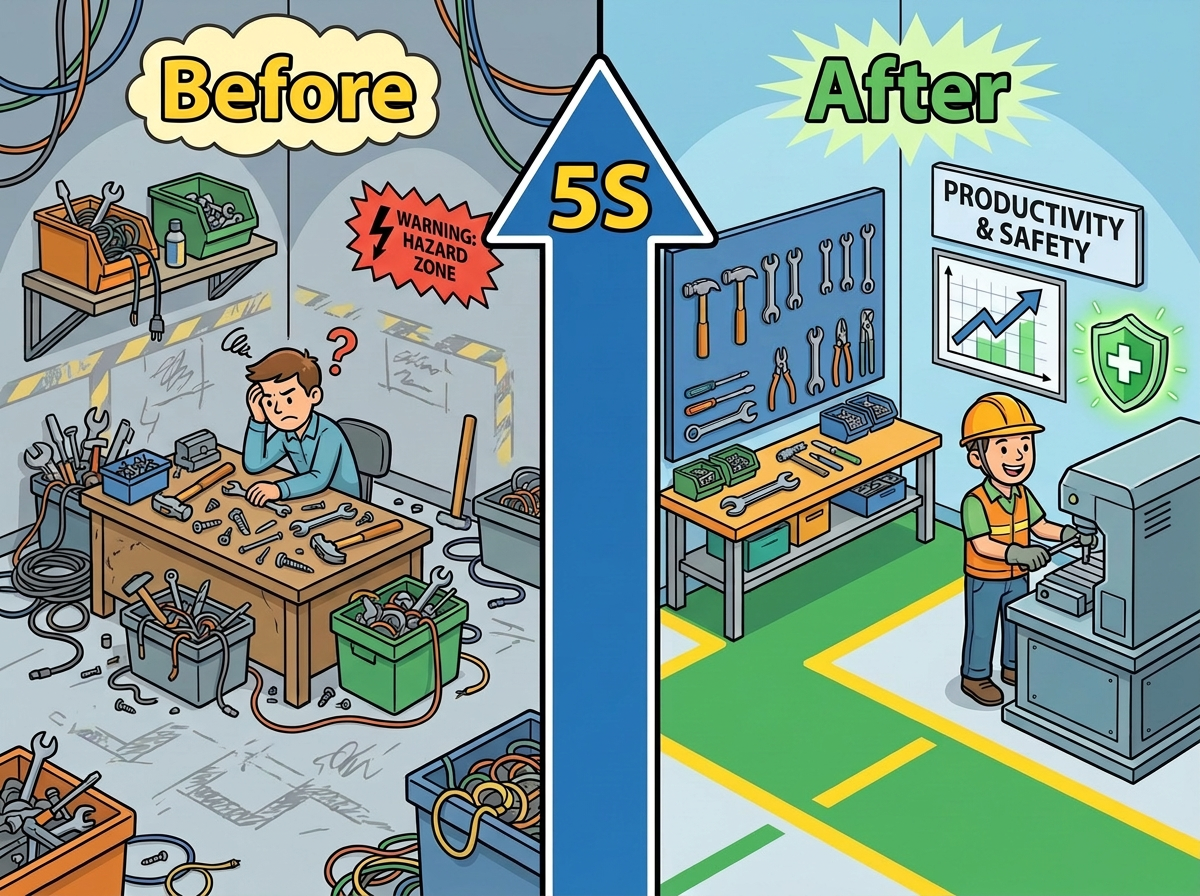 5S workplace organisation